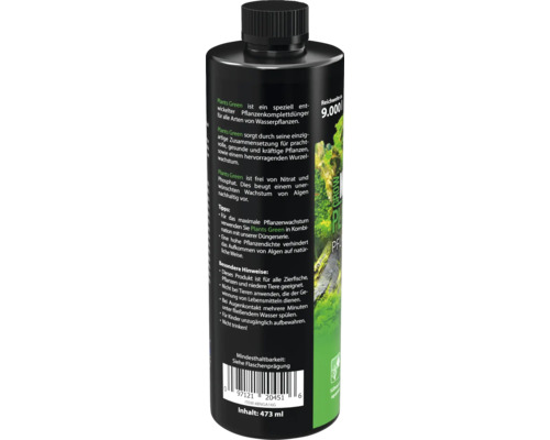 Plants Green Engrais liquide dans un flacon de 473 ml pour plantes aquatiques