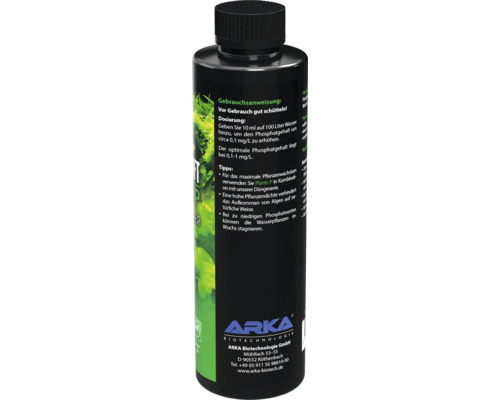 Arka Biotechnologie Plants P Engrais pour plantes aquatiques en bouteille