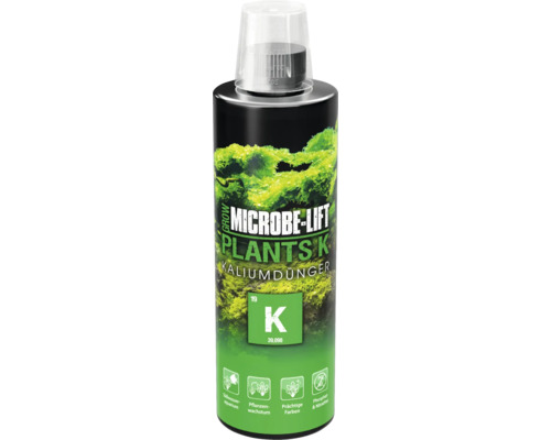 Engrais pour plantes d'aquarium MICROBE-LIFT Plants K engrais au potassium sans nitrate et sans phoshate 473 ml Microbe Lift Plants K engrais potassique en bouteille