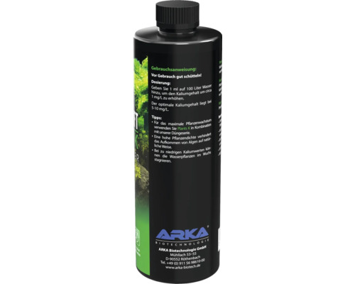 Arka Biotechnologie Plants K Kaliumdünger Flasche