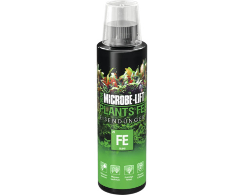 Engrais pour plantes d'aquarium MICROBE-LIFT Plants FE engrais ferreux sans nitrate et sans phosphate 236 ml Microbe Lift Plants FE Engrais Fer pour aquariums d''eau douce