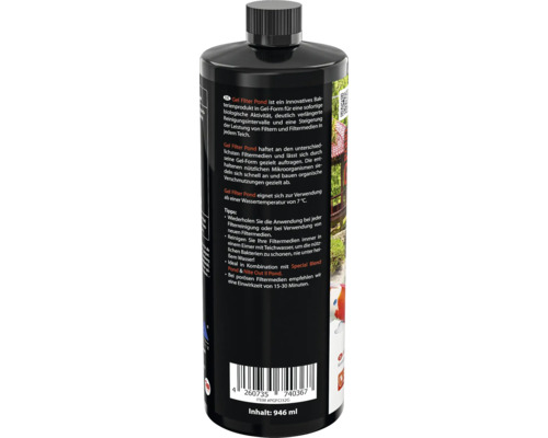 Flasche Gel Filter Pond für Teichfiltermedien, 946 ml