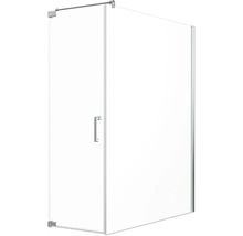Cabine de douche en verre avec porte et poignée
