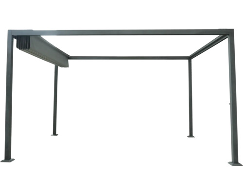 Freistehende Terrassenüberdachung mit Lamellendach