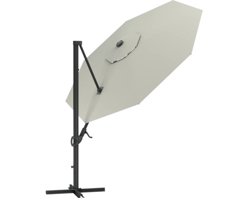 Freiarm-Sonnenschirm mit Schirmständer für den Garten