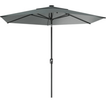 Parasol rectangulaire avec mécanisme à manivelle