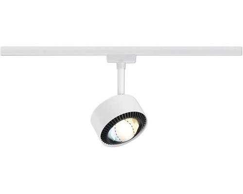 Spot sur rail LED Paulmann URail à intensité lumineuse variable 8 W 500 lm 2700-6500 K Aldan white switch blanc signalisation 230 V