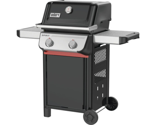 Barbecue à gaz Weber Spirit avec deux brûleurs et tablettes latérales