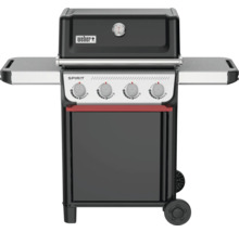 Barbecue à gaz Weber Spirit avec quatre brûleurs et deux tablettes latérales