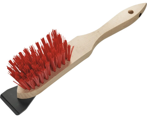 Grattoir à glace avec brosse et manche en bois