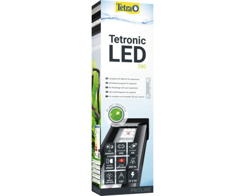 Tetra Tetronic LED 380 Aquarien Beleuchtungsset Verpackung
