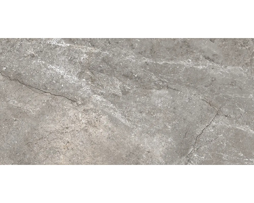 Carreau de grès cérame gris aspect marbre