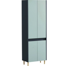 Hochschrank Möbelpartner Lovis BxHxT 56.9x170x33 cm nachtblau/taubenblau