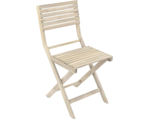 Klappbarer Holzstuhl für den Außenbereich