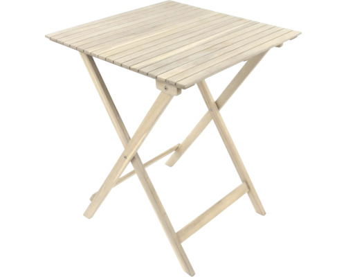 Table pliante carrée en bois