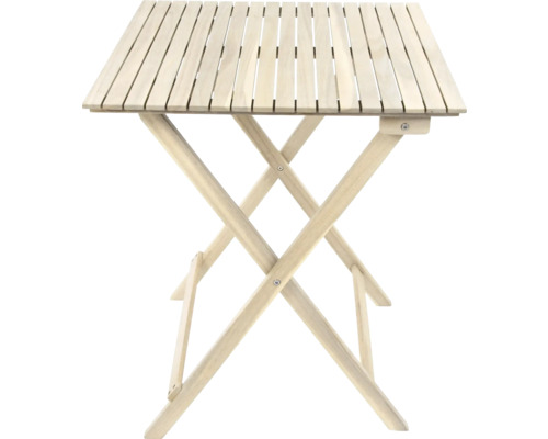 Table pliante carrée en bois
