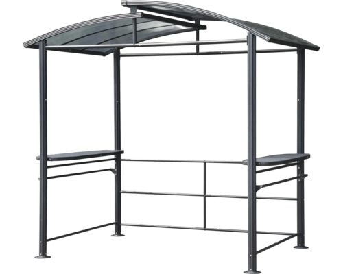 Grillpavillon mit Dach und Ablageflächen