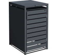 Cache-conteneur pour deux poubelles