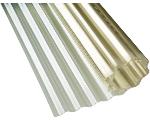 Plaque ondulée en plastique