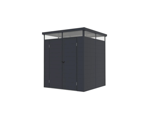 Gartenschrank mit zwei Türen und Oberlicht