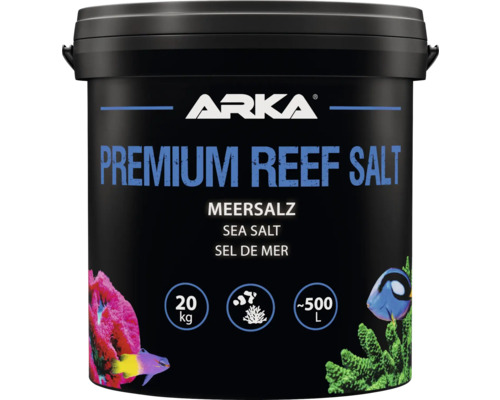 Meersalz MICROBE-LIFT Premium Reef Salt 20 kg Premium-Meersalz für optimale Korallenpflege in Meerwasseraquarien, schnell löslich, unterstützt langfristiges Korallenwachstum und Gesundheit