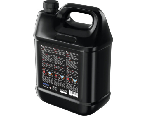 Bidon noir avec produit d''entretien pour bassin