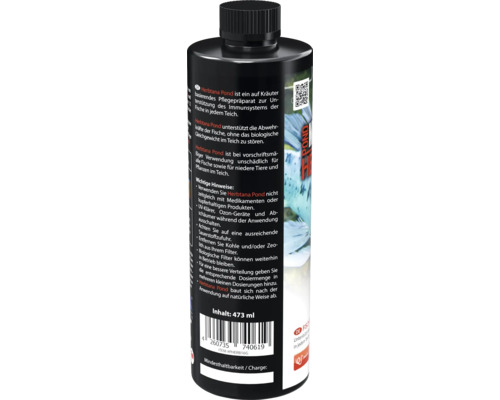 Bouteille Herbtana Pond pour soutenir le système immunitaire des poissons, contenu 473 ml