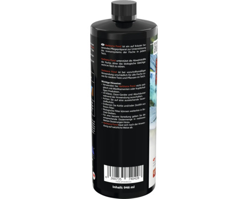 Herbtana Pond pour soutenir le système immunitaire des poissons, 946 ml