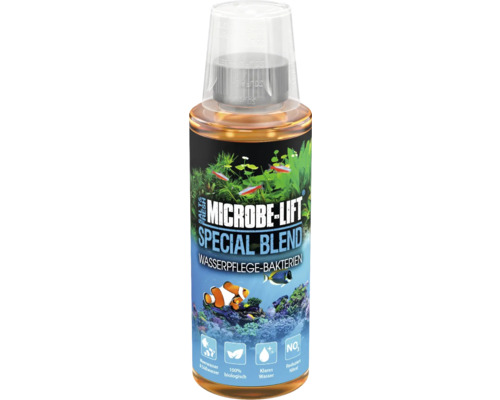 Système d'entretien ARKA Microbe-Lift Special Blend 118 ml Microbe Lift Special Blend Bactéries d''entretien de l''eau pour eau de mer et eau douce