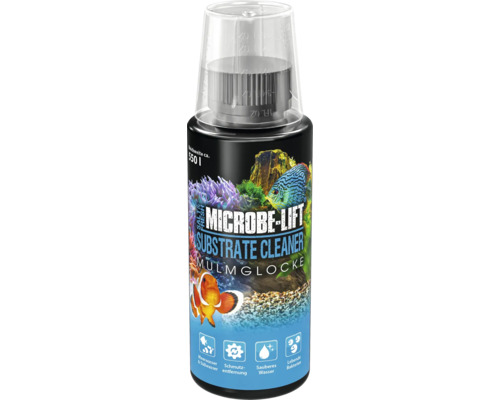 Substrat nettoyant ARKA Microbe-Lift Substrate Cleaner 118 ml Microbe Lift Substrate Cleaner Mulmglocke pour aquariums jusqu''à environ 550 litres