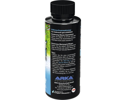 Bouteille de solution bactérienne pour aquariums