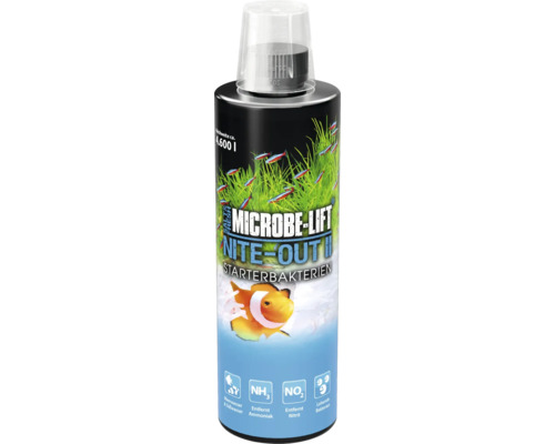 Microbe Lift Nite Out II bactéries de démarrage pour aquariums jusqu''à environ 4600 litres