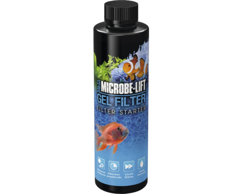 Démarreur de filtration biologique Arka Microbe-Lift gel filtre 236 ml Microbe Lift Gel Filter Starter pour aquariums
