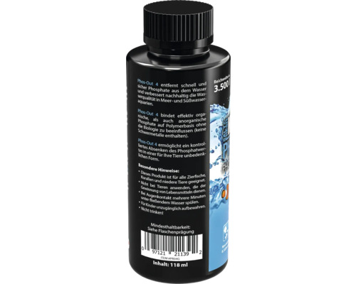 Phos-Out 4 Elimine les phosphates pour aquarium, contenu 118 millilitres