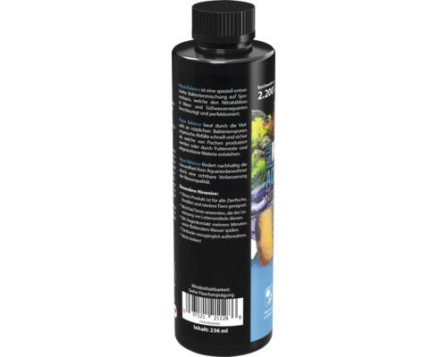 Flacon Aqua Balance pour aquariums d''eau de mer et d''eau douce, 236 ml