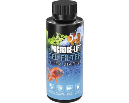 Démarreur de filtration biologique Arka Microbe-Lift gel filtre 118 ml Microbe Lift Gel Filter Starter pour aquariums