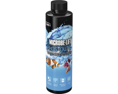 Phosphat-Entferner ARKA Microbe-Lift Phosphate Remover 236 ml Microbe Lift Phos Out 4 Phosphatentferner für Aquarien