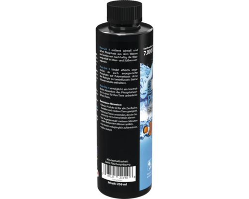 Bouteille de dissolvant de phosphate pour aquariums d''une contenance de 236 ml