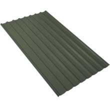 PRECIT Trapezplatte für Dach mit Antikondensationsvlies W20LV Nadelgrün RAL 6020 80mµ Shimoco Beschichtung Fix-Breite 1135 mm x Stärke 0,5 mm (Meterware ab 150 bis max. 900 cm)