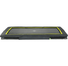 Trampoline rectangulaire avec filet de sécurité et rembourrage du cadre