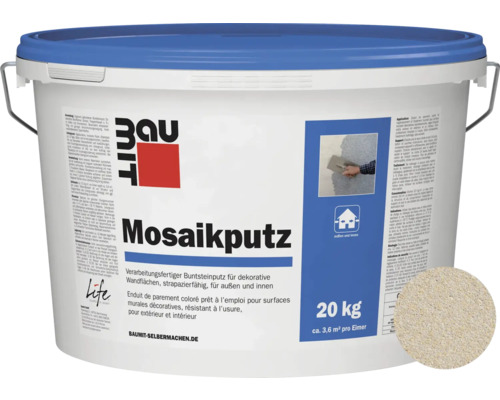 Baumit Mosaikputz M301 weiß-beige 20 kg