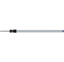Rollladenwelle mit schwarzem Antriebskopf