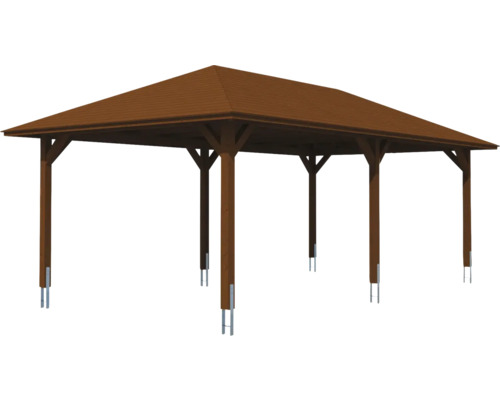 Pavillon en bois avec toit