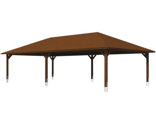 Holzcarport mit Dach
