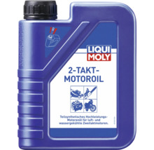 Liqui Moly Zweitakt-Motoröl in einem blauen Kanister