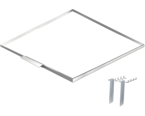Quadratische LED Deckenleuchte mit Montagematerial