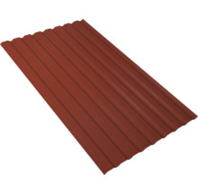 PRECIT Trapezplatte für Wand W20LA Oxidrot RAL 3009 80mµ Shimoco Beschichtung Fix-Breite 1135 mm x Stärke 0,5 mm (Meterware ab 150 bis max. 900 cm)