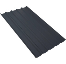 PRECIT Trapezplatte für Dach mit Antikondensationsvlies W35LV Anthrazitgrau RAL 7016 80mµ Shimoco Beschichtung Fix-Breite 1070 mm x Stärke 0,5 mm (Meterware ab 150 bis max. 900 cm)
