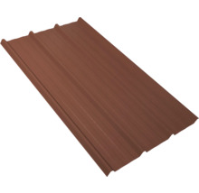 PRECIT Trapezplatte für Dach mit Antikondensationsvlies W45LV Kupferbraun RAL 8004 80mµ Shimoco Beschichtung Fix-Breite 1069 mm x Stärke 0,5 mm (Meterware ab 150 bis max. 900 cm)