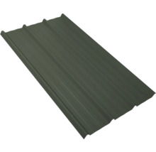 PRECIT Trapezplatte für Dach mit Antikondensationsvlies W45LV Nadelgrün RAL 6020 80mµ Shimoco Beschichtung Fix-Breite 1069 mm x Stärke 0,5 mm (Meterware ab 150 bis max. 900 cm)